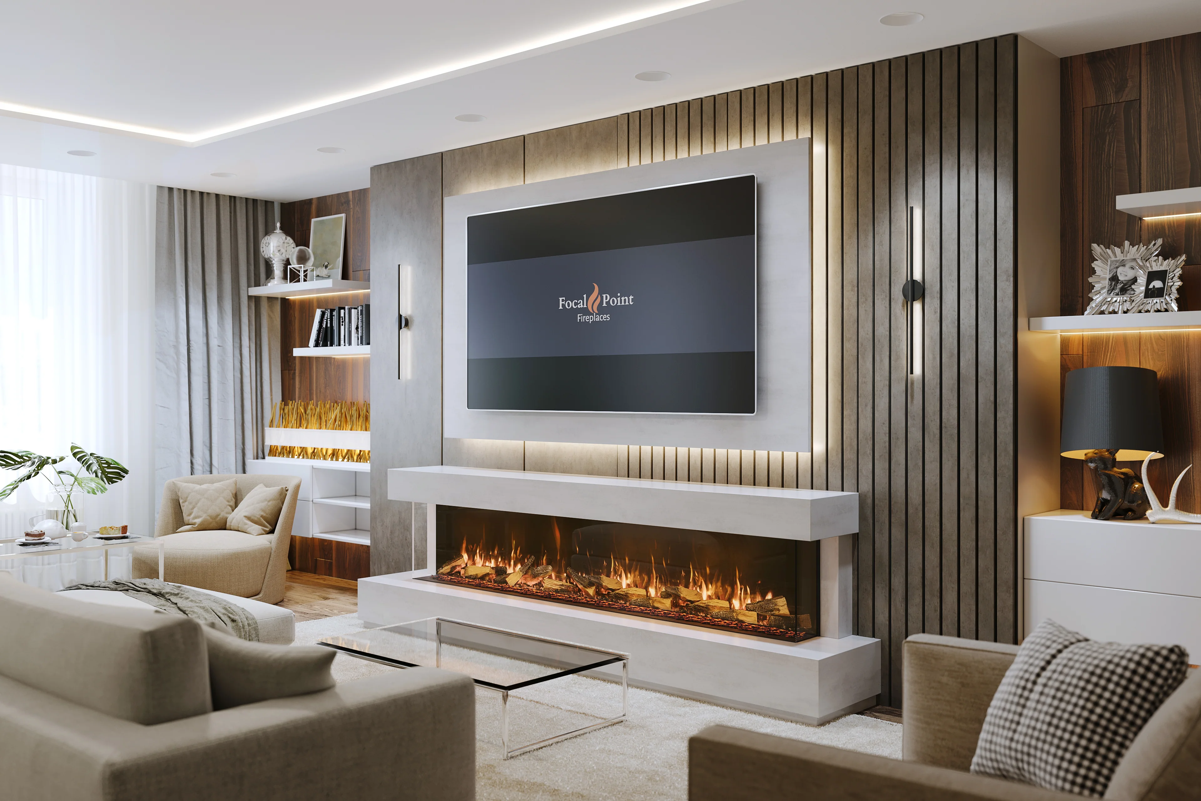 Media wall carpentry